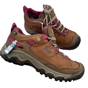 KEEN $170 Targhee IV Waterproof Hiking Shoes 1030690 Women’s 7 Brown Gorpcore
